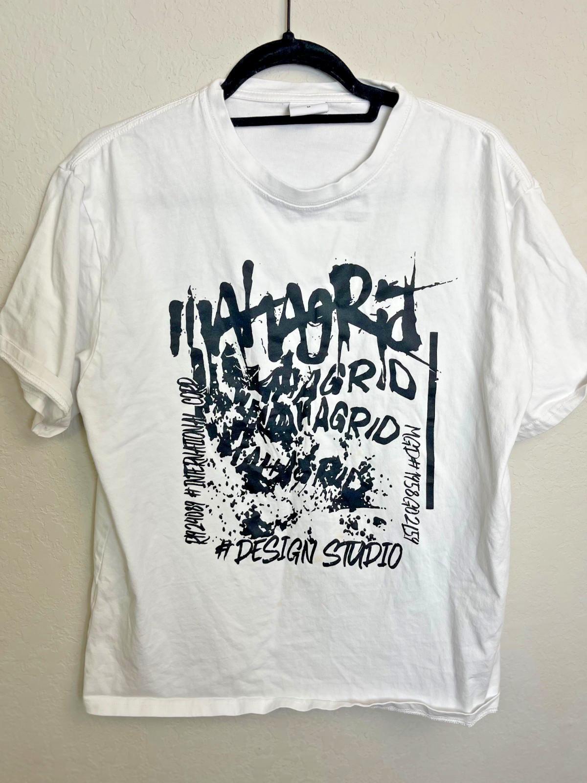 [STRAY KIDS] – MAHAGRID Design Studio X Stray Kids ORIGIN LOGO T-SHIRT White