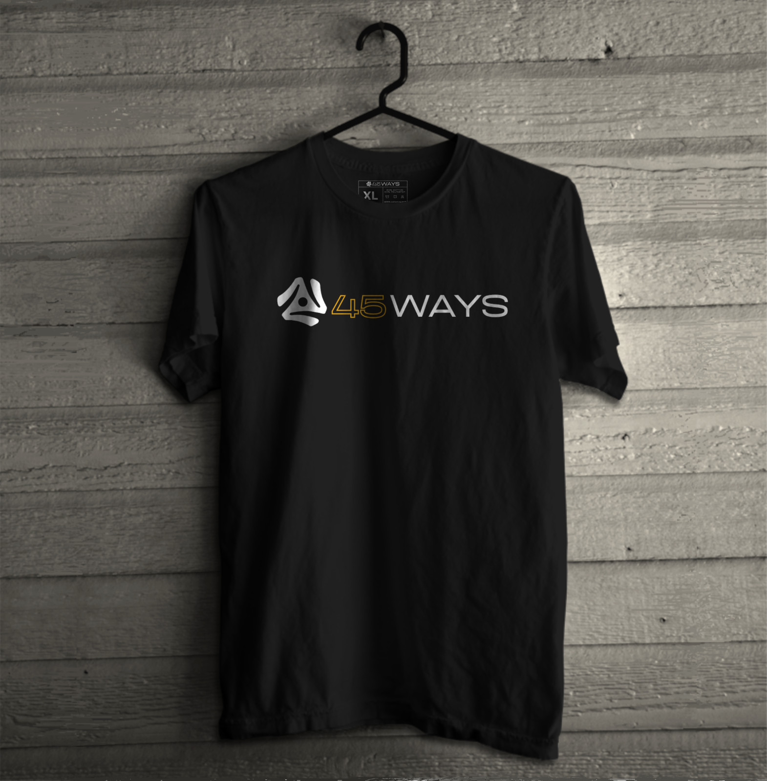 “45 WAYS” 45 adapter RPM T-Shirt – Soft Modern Fit DJ Music Tee S-2XL Technics