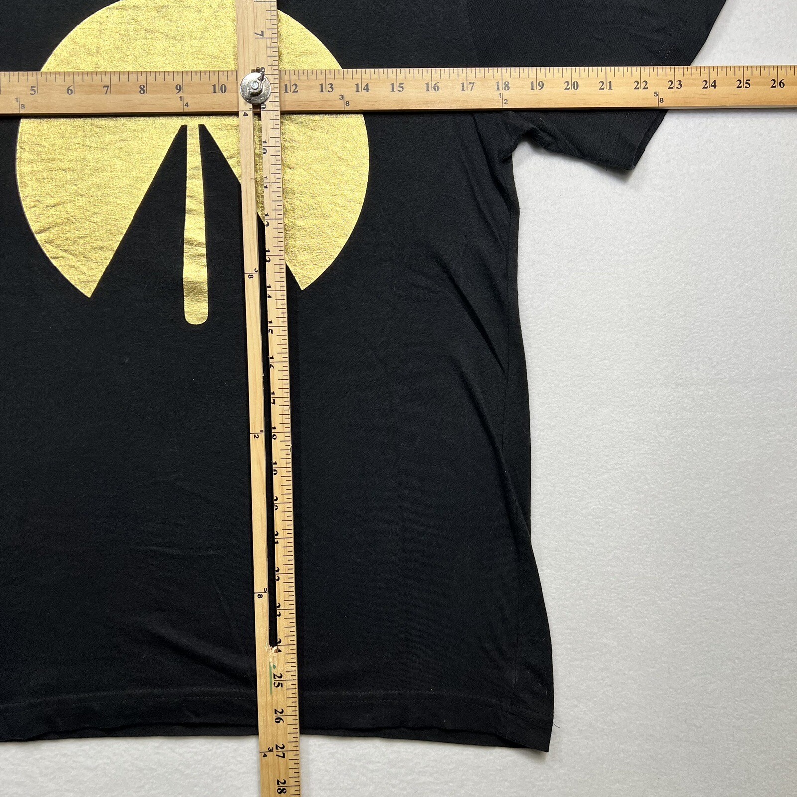 UNKNWN Lebron James Gold Black Invert Logo Jersey T-Shirt #6 Sz Small