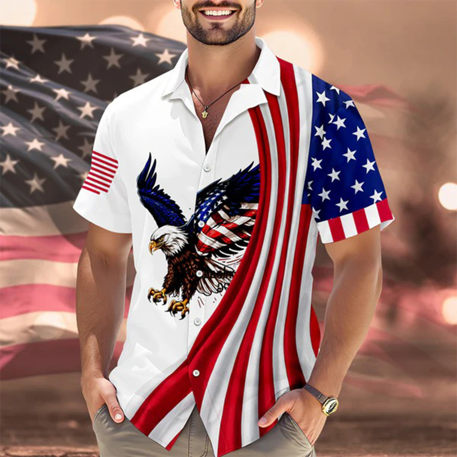 America 250th Anniversary Hawaiian Shirt, 250 Years Of Freedom Button Shirt
