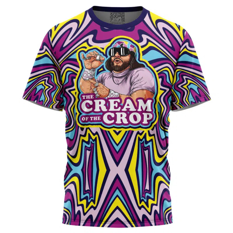 The Cream of the Crop Trippy Macho Man Retro Wrestling 3D AOP T-Shirt TT827