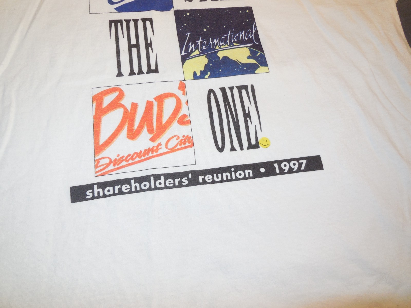 DC9 Vtg Walmart Shareholders 1997 Reunion T-shirt XL Single Stitch Soft Tees