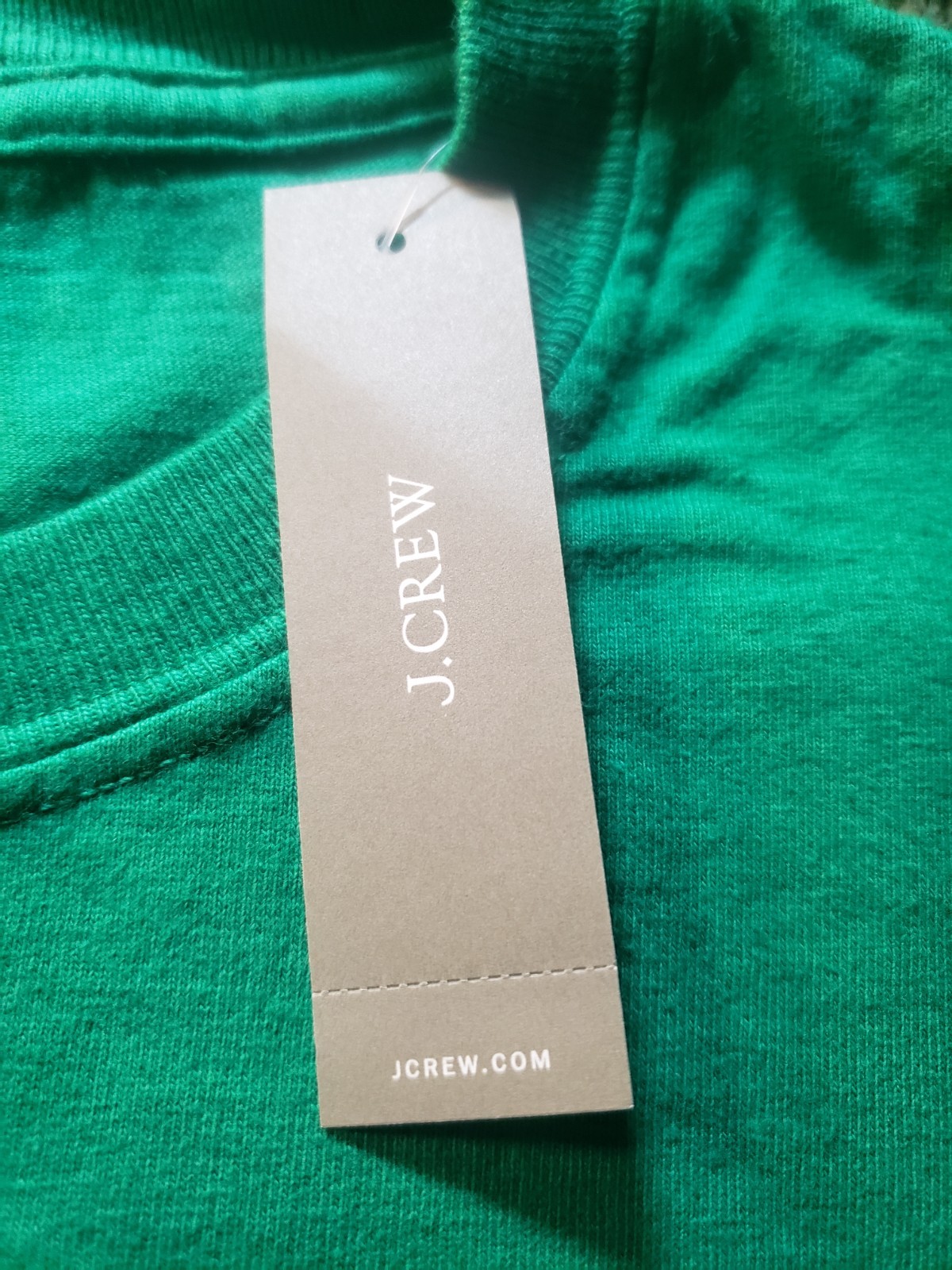 NWT Mount Snow X J. Crew Men’s LARGE T-Shirt, Green, Made In USA, Orig $49.50