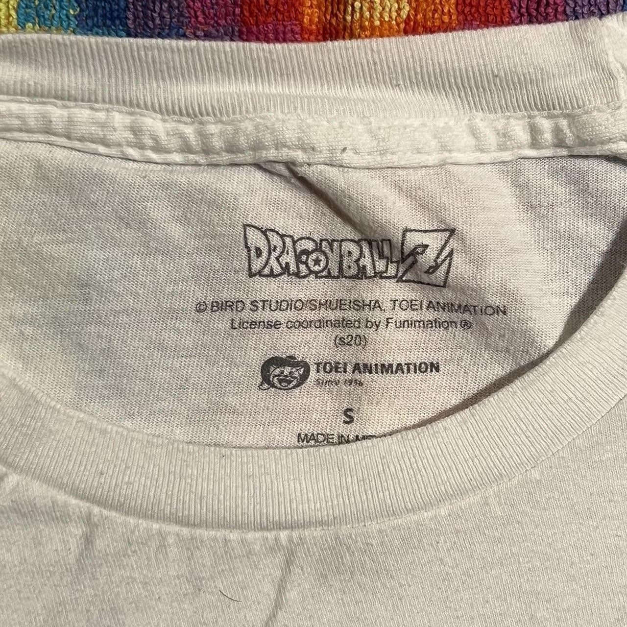 Dragon Ball Z white and multicoloured t-shirt Size S