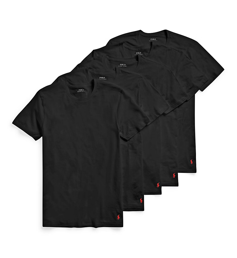 Polo Ralph Lauren NCCNP5 Cotton Classic Crew T-Shirt – 5 Pack