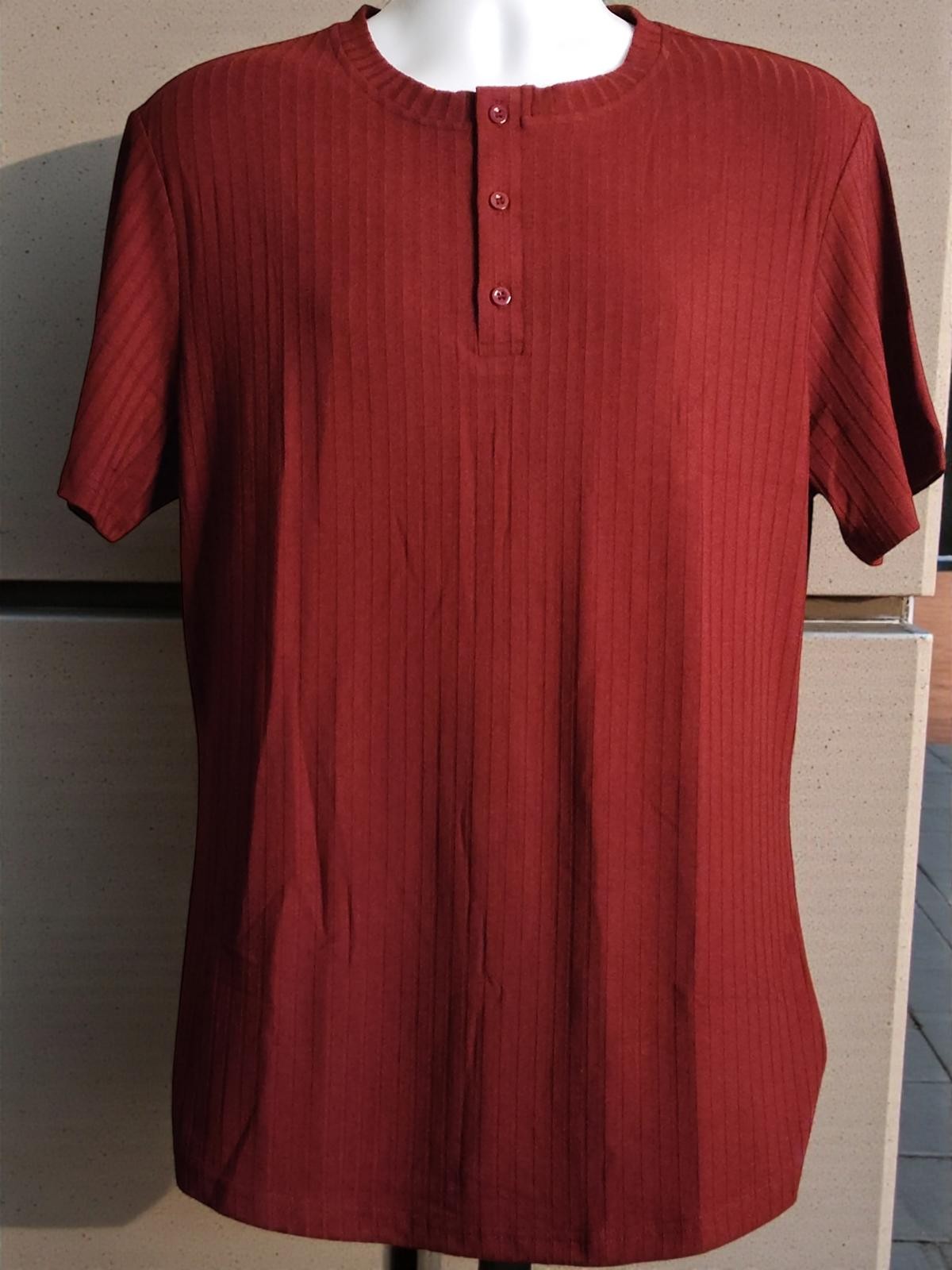 COOFANDY Ribbed Henley Shirt for Men