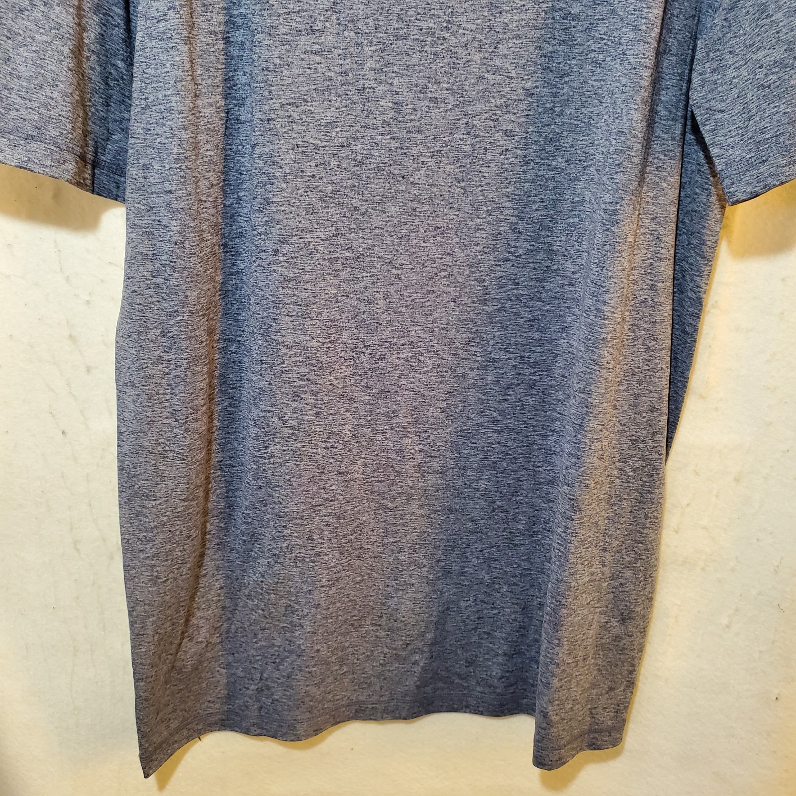 Fanatics Shirt Mens Large Tall Blue Heathered Tee Short Sleeve Performance LT