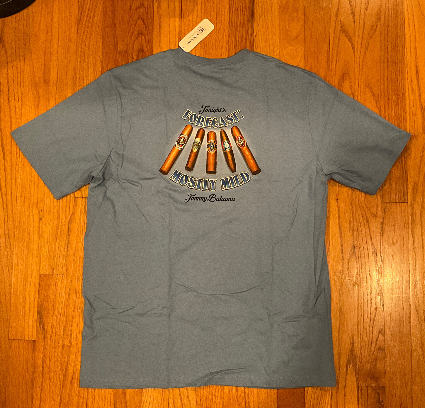 Tommy Bahama “Tonight’s Forecast Mostly Mild” T-Shirt Men’s Size: Small (S) NWT