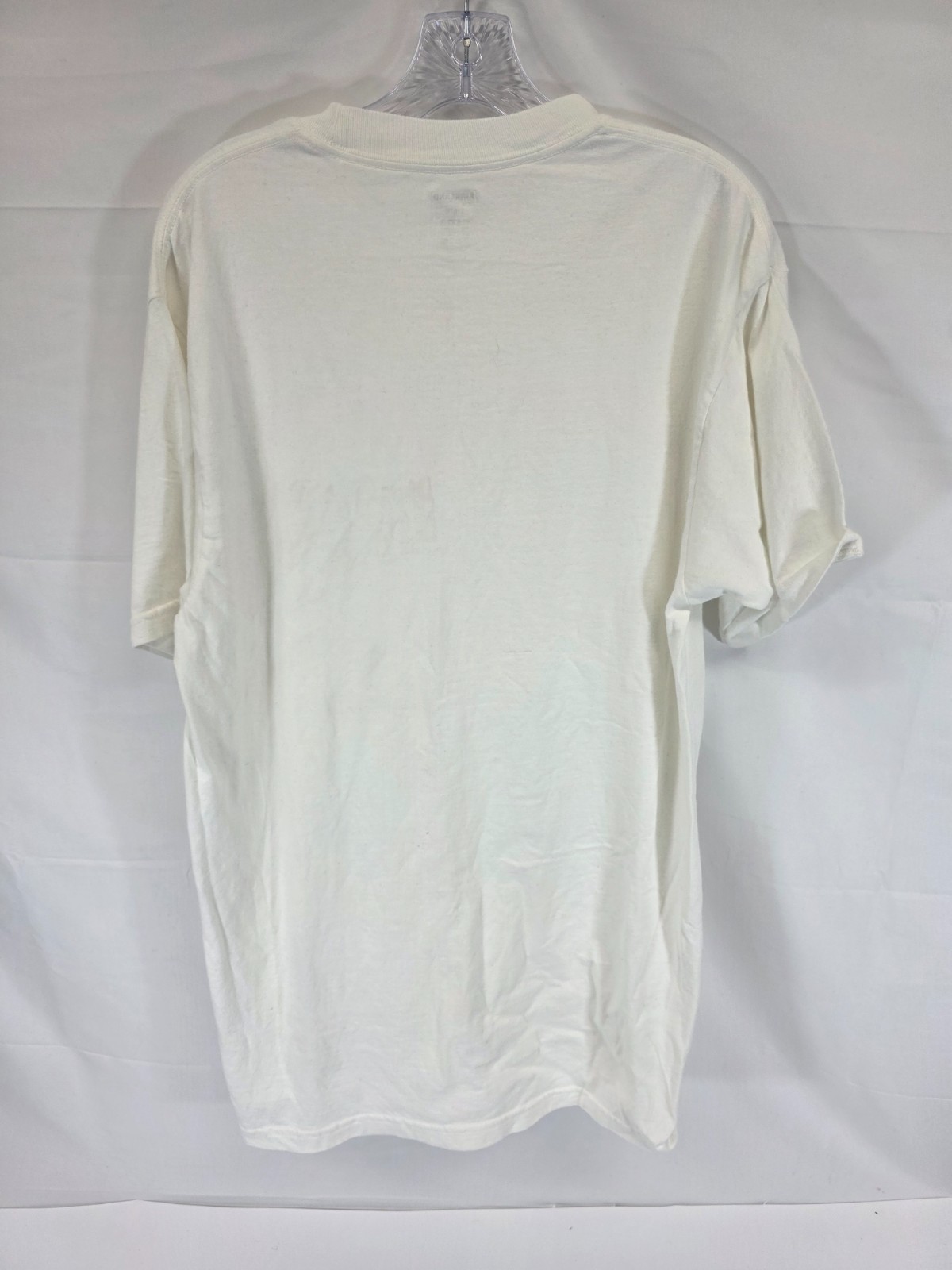 Kirkland Signature Mens White 100% Cotton Crew Neck T-Shirt Size Large 7079002