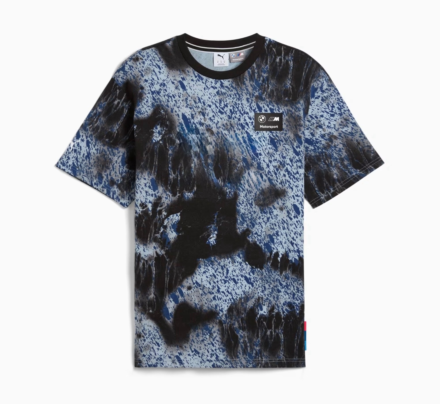 Puma BMW MMS Motorsport Color Splash All Over Print T-Shirt 630746 01 Men’s XXL