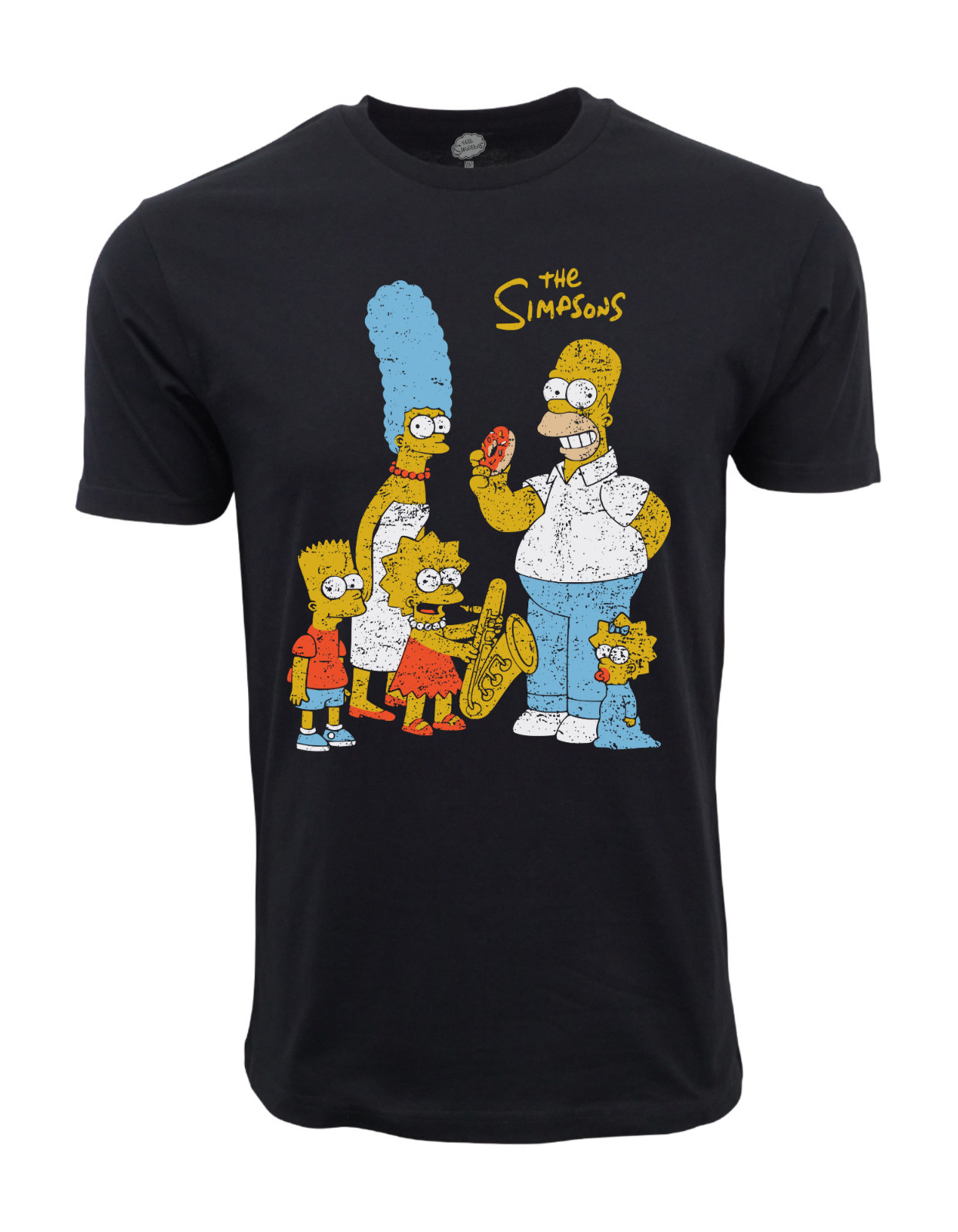’93 THE SIMPSONS BLACK GRAPHIC T-SHIRT