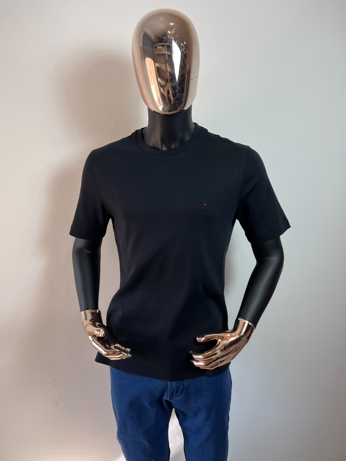 KITON Napoli Crewneck T-Shirt Size 50 / M (100% Authentic & New)