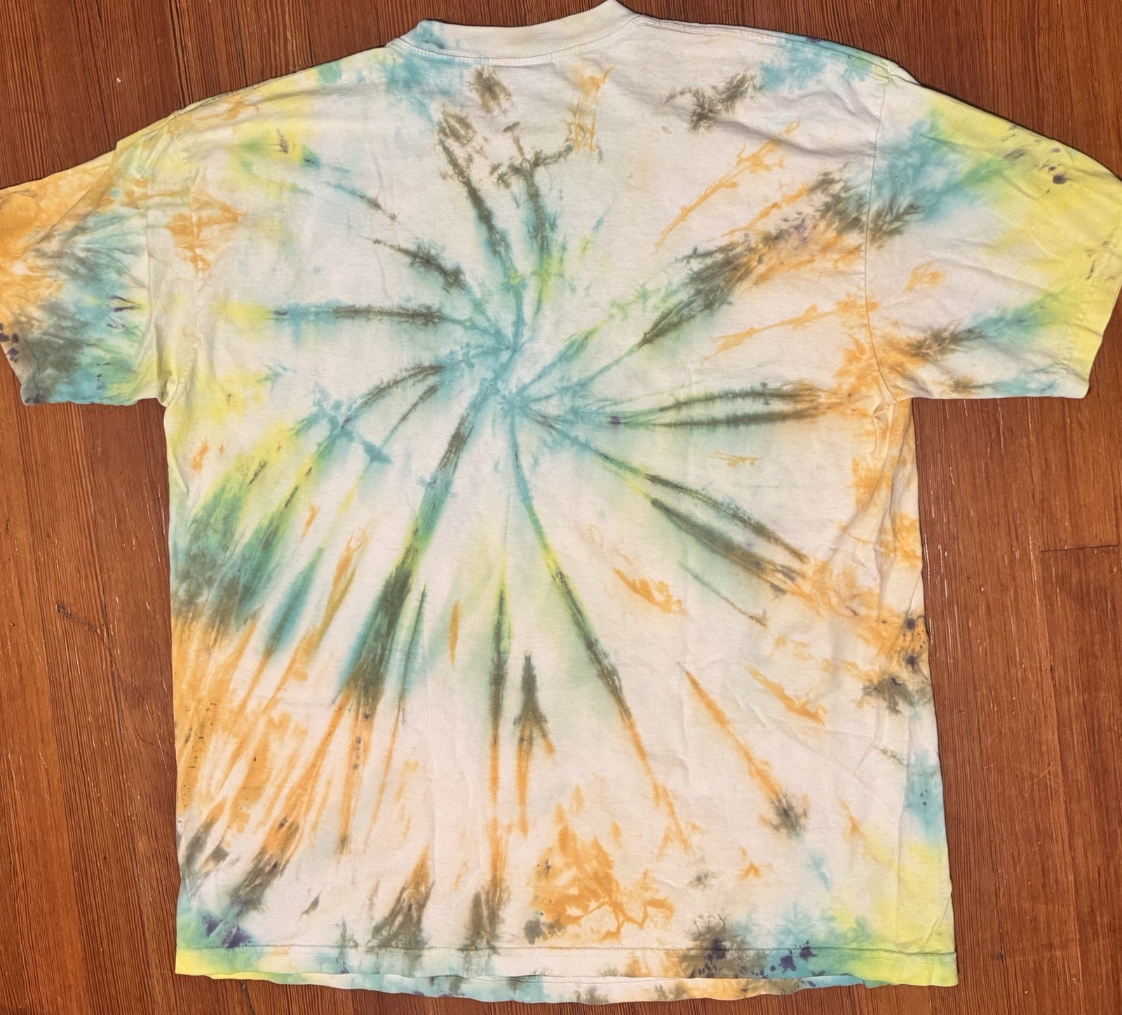 Online Ceramics Tie Dye Find Heaven Everywhere Frog T Shirt XXL OOP Authentic