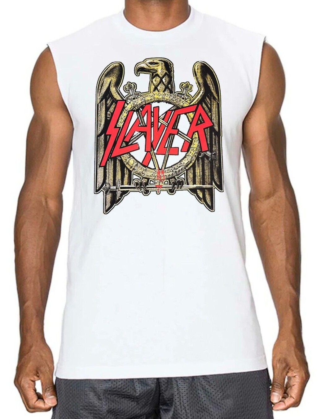 Slayer Eagle Muscle Shirt Men’s Sizes (Multiple Variations)
