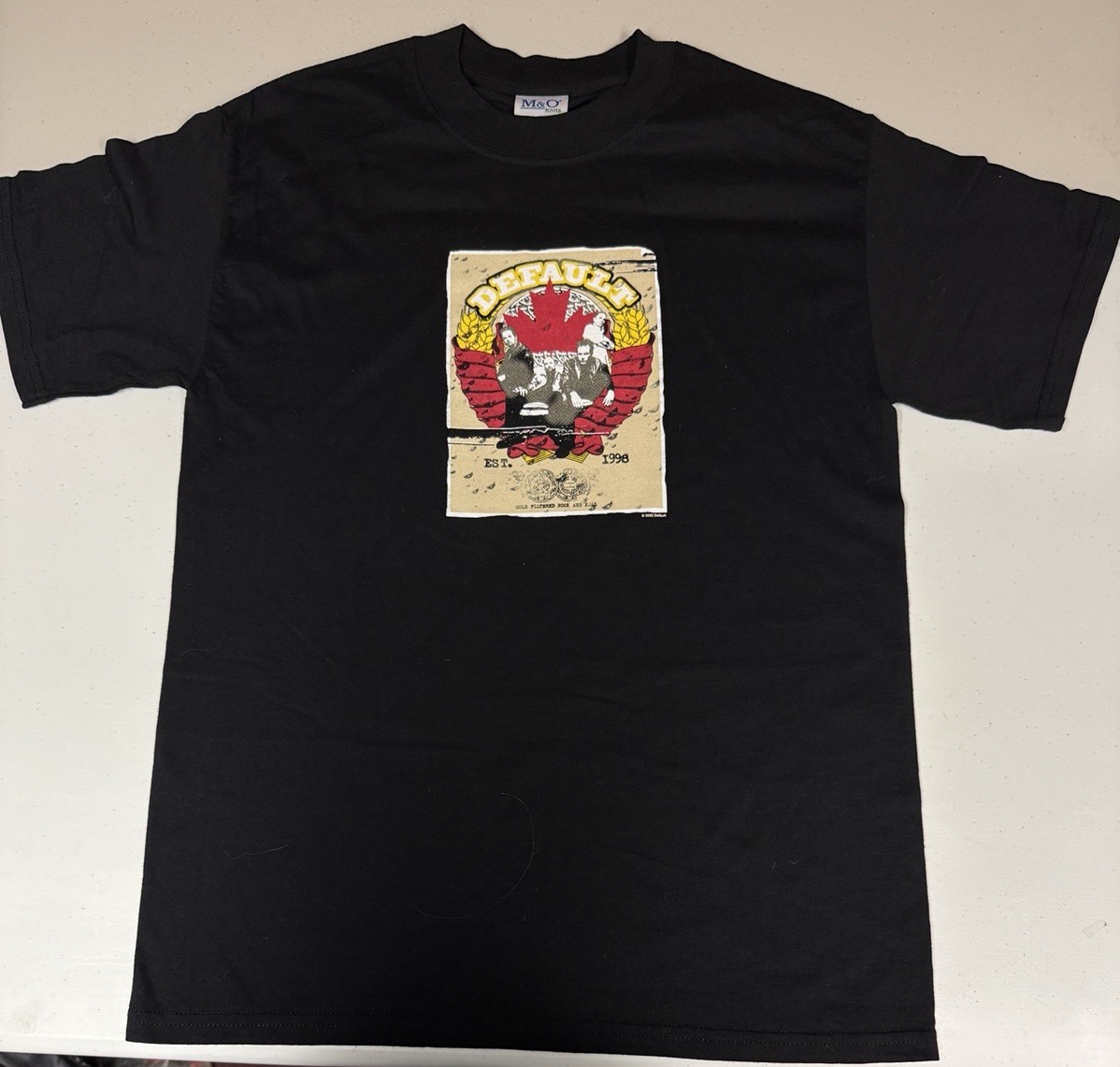 Vintage NEW 2002 Default Band Medium The Fallout Shirt Canada Rock Dallas Smith