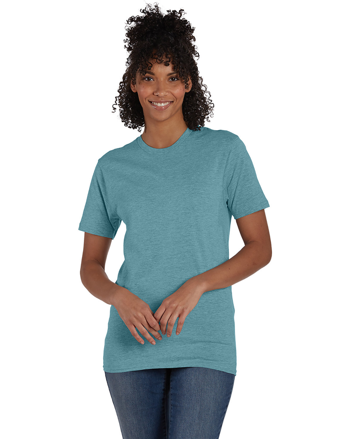5 Pack Of Hanes Unisex Perfect-T Stylish T Shirt Casual Plain T-Shirt – 4980