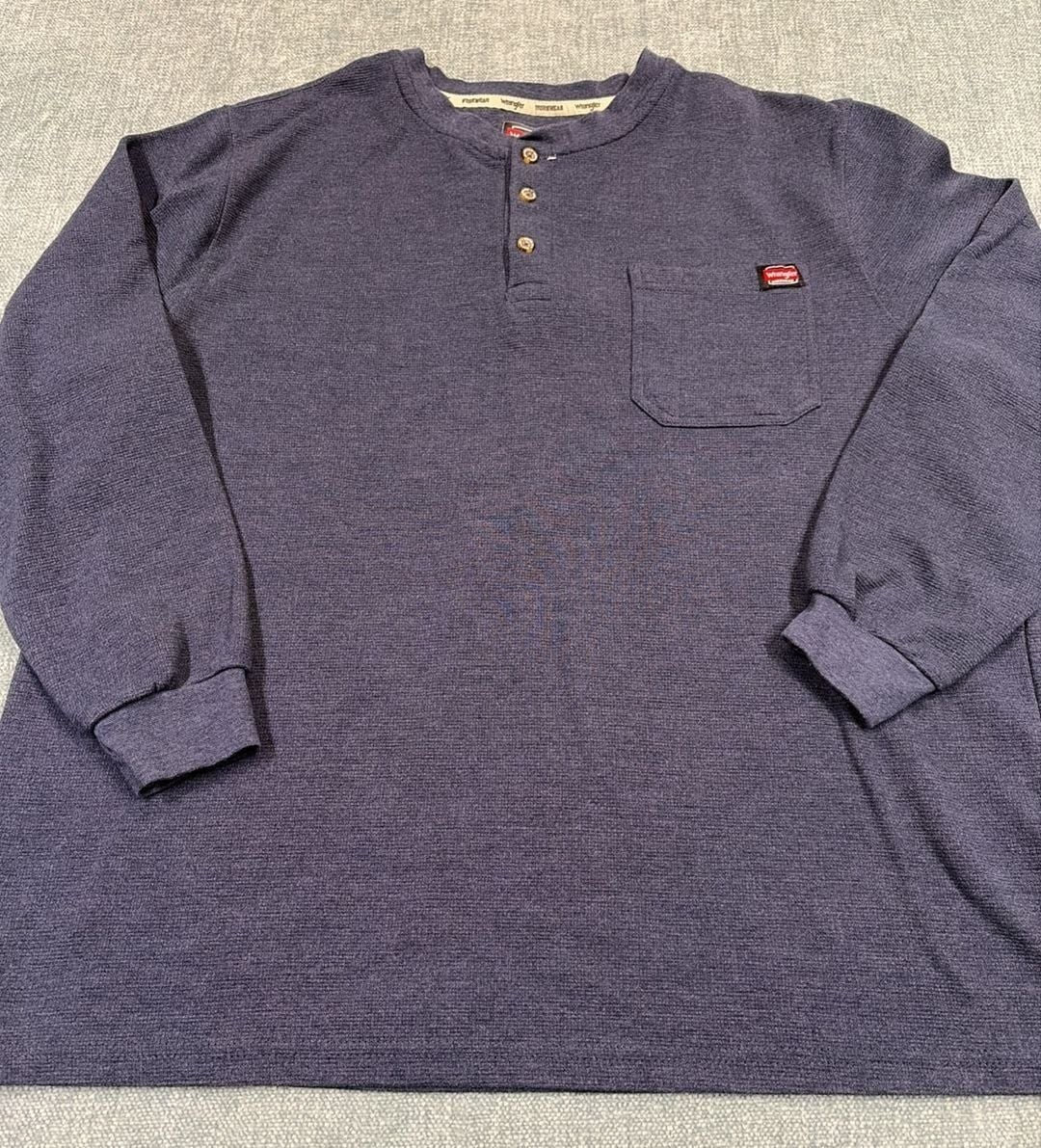 Wrangler Workwear Henley Long Sleeve Shirt 2XL