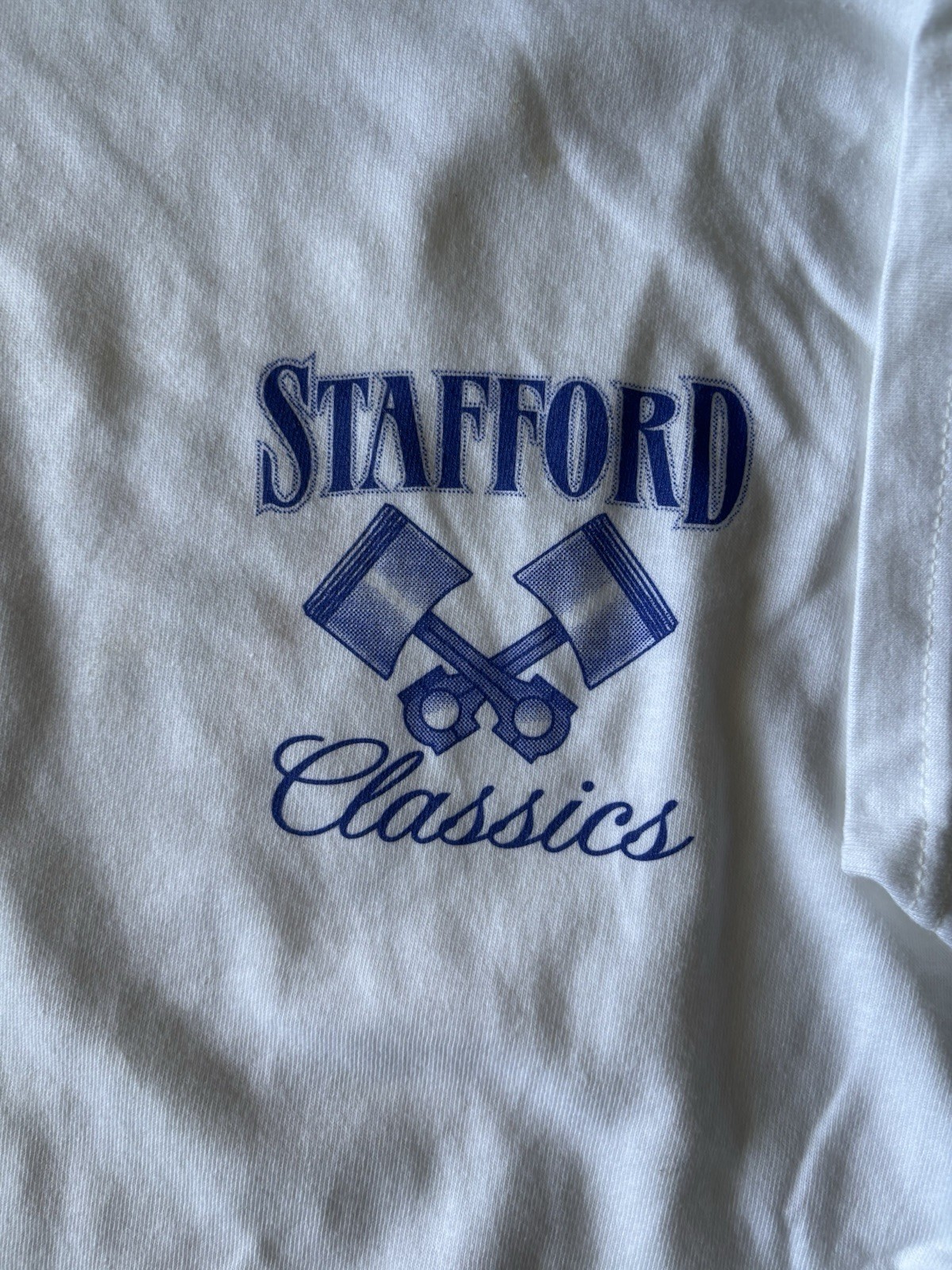 Stafford Classics Car Show T Shirt XL Hot Rod Classic Cars Stafford County
