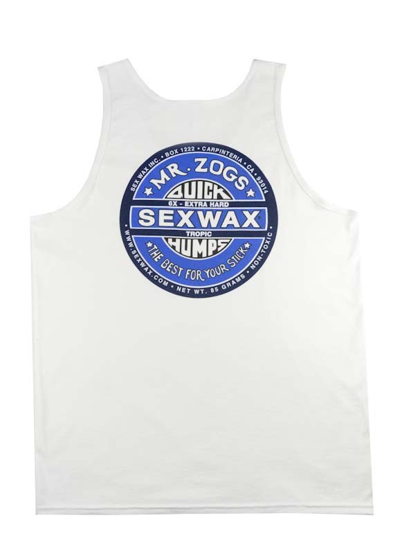 Sex Wax Quick Humps Tank – Men’s – Large / White