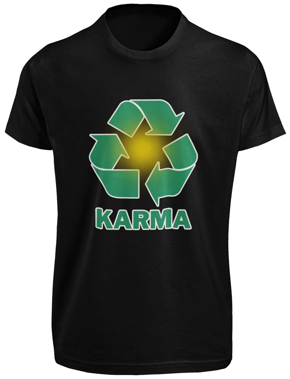 Karma Recycler T-SHIRT Funny Motivational Positivity Universe Graphic GIFT TEE