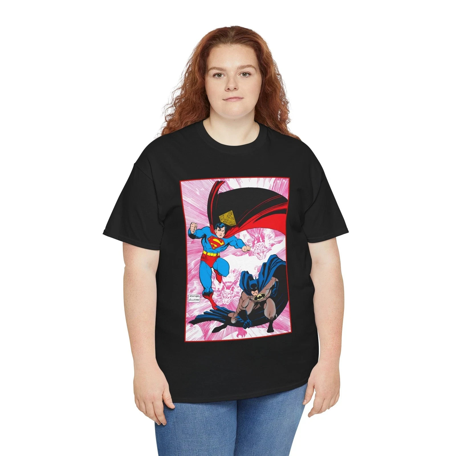 Batman & Superman T-Shirt – Arthur Adams Art – Action Comics Annual #1 Cover, DC