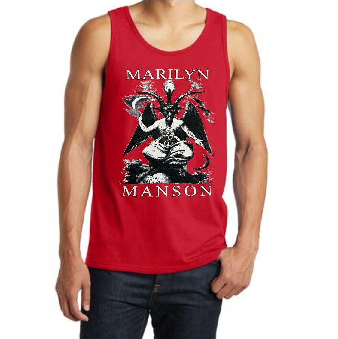 Marilyn Manson Rock Men’s Tank Tops (Multiple Variations)