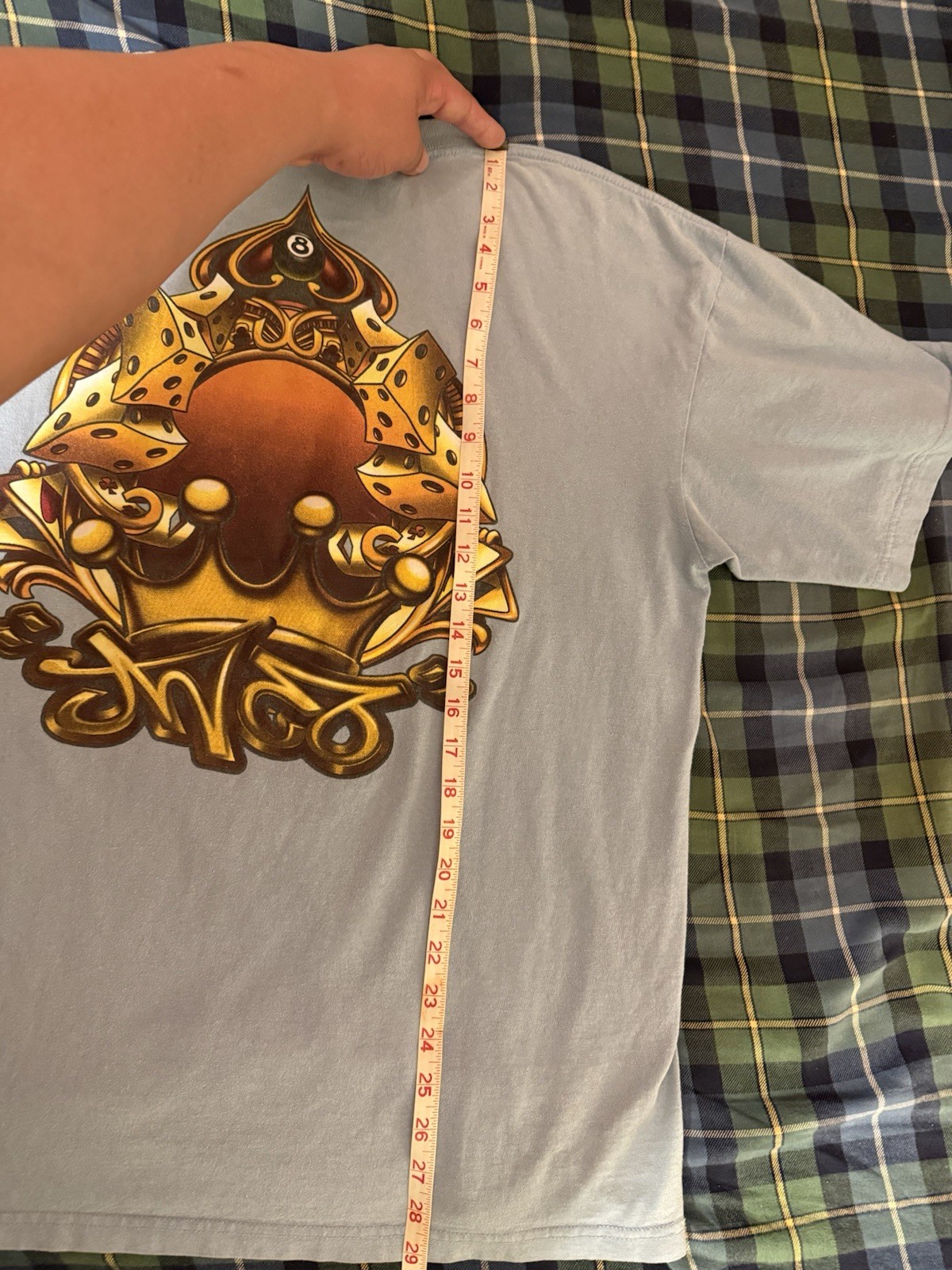 Vintage Jnco, Dead Stock Baby Blue Crown, Minor color variation from wear