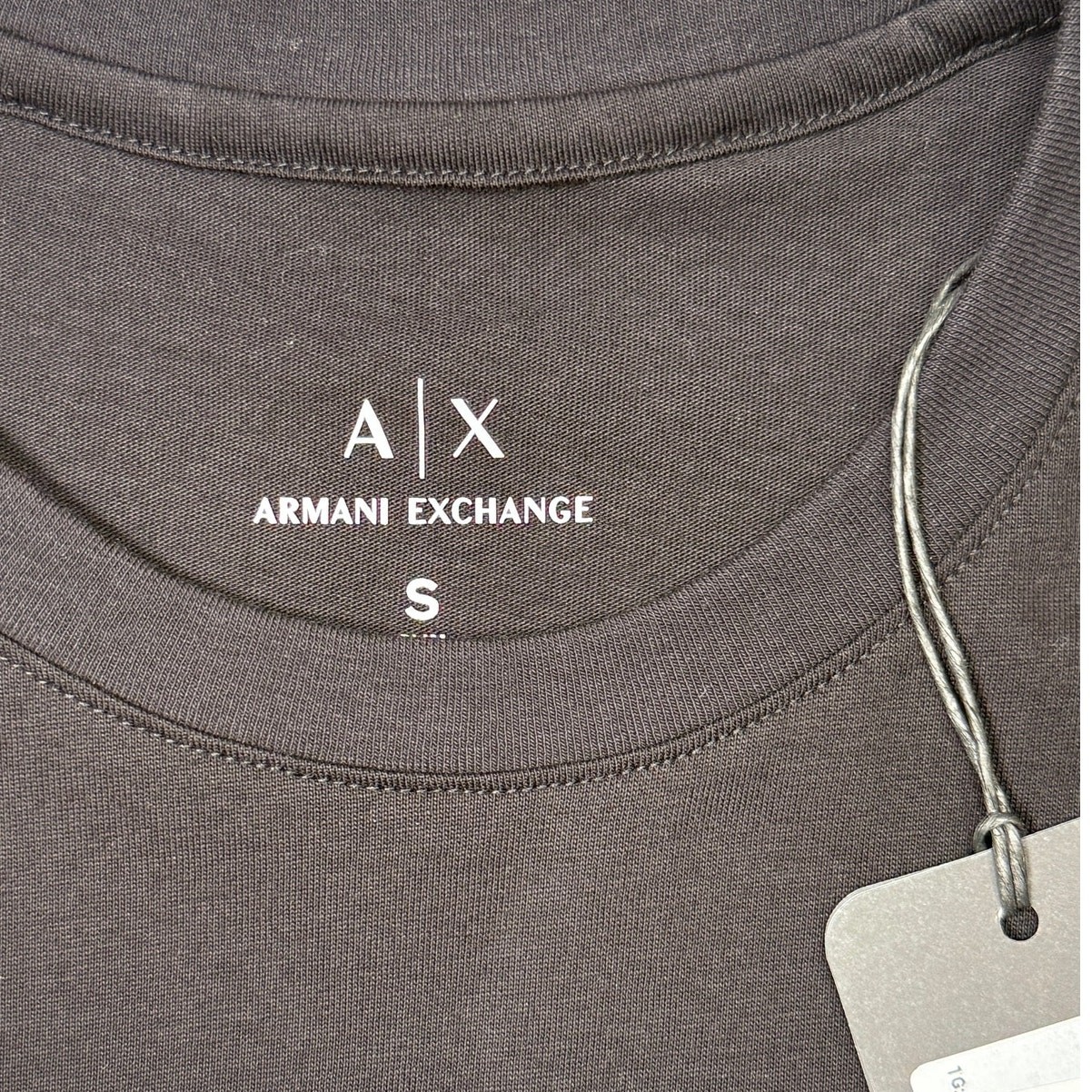 Armani Exchange Skyscraper Crewneck Cotton T-Shirt Black Small $65