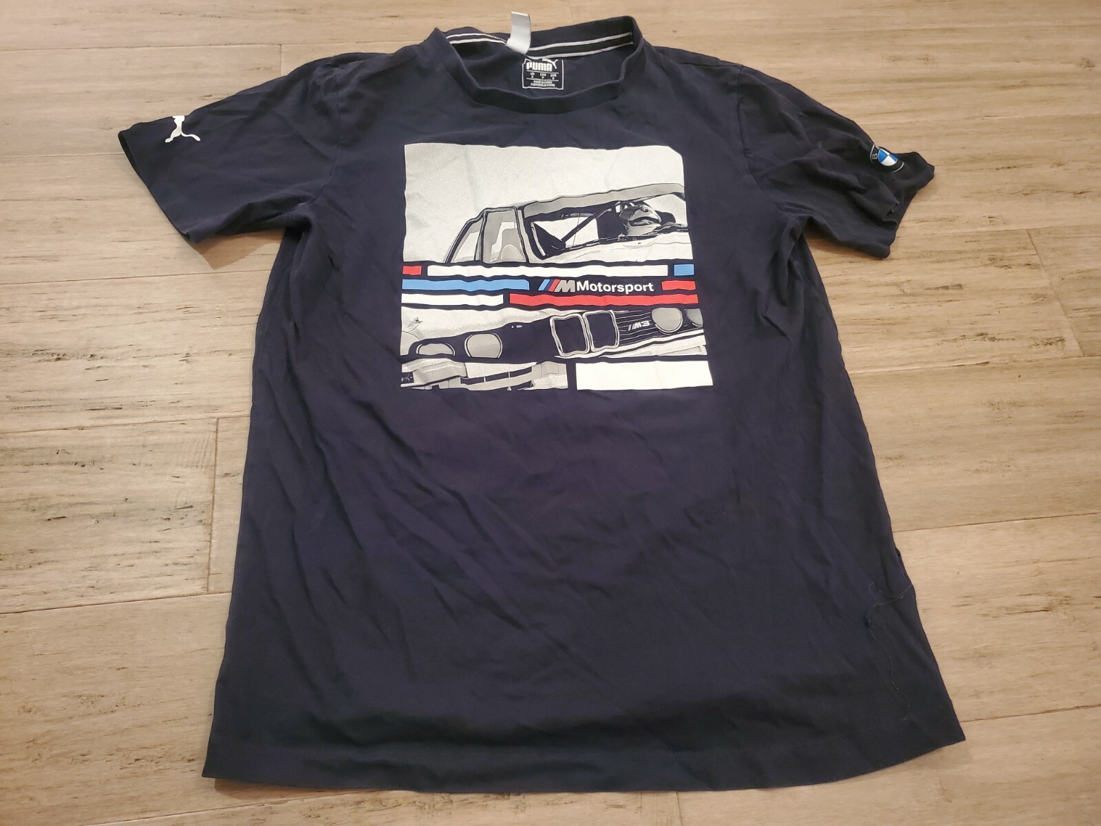 Puma BMW Motorsport Iconic M3 Graphic Tee ⚫️⚪️🔴🔵 Size small 💯Authentic