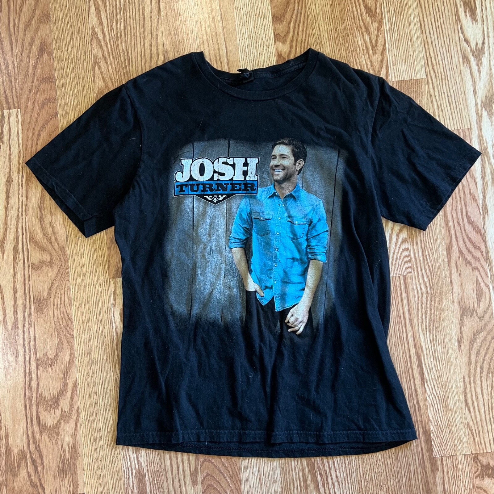 Josh Turner All About You Tour T-Shirt Men’s Medium Short Sleeve Graphic Black