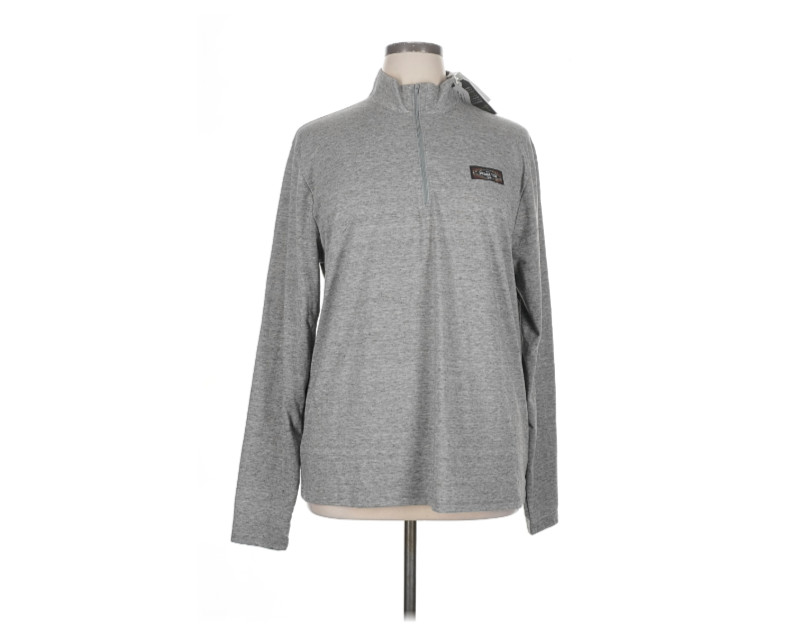 LEAGUE 91 Virginia Tech 1/4 Zip Pullover Men XL Gray Athletic