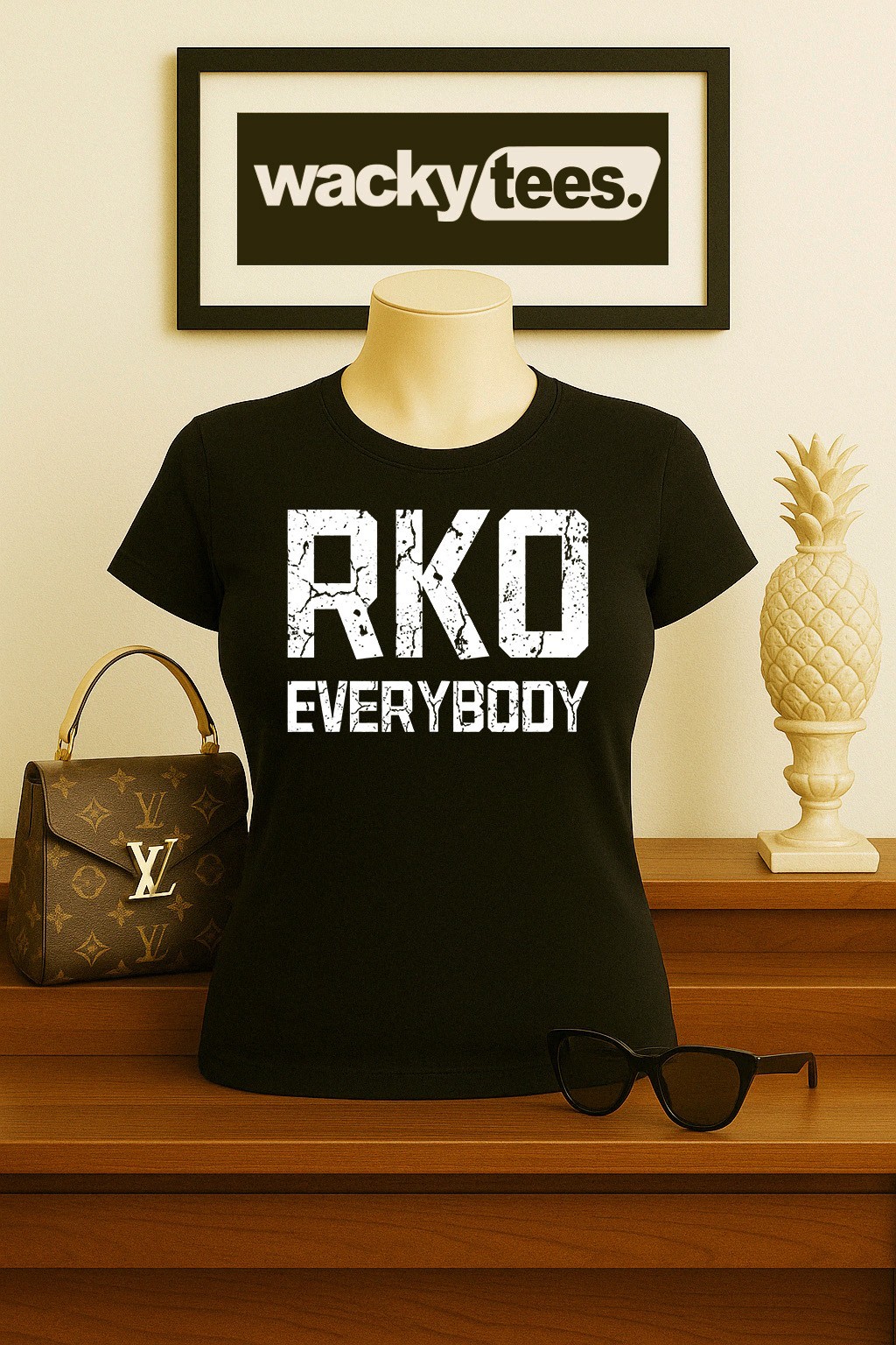 RKO Everybody Wrestling Finish Style Graphic Tee Shirt