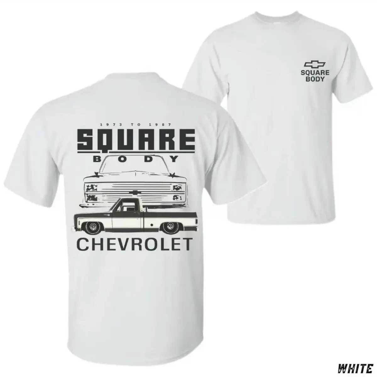1973-1987 Chevy Square Body T-Shirt, C10 Pickup Truck Graphic Tee