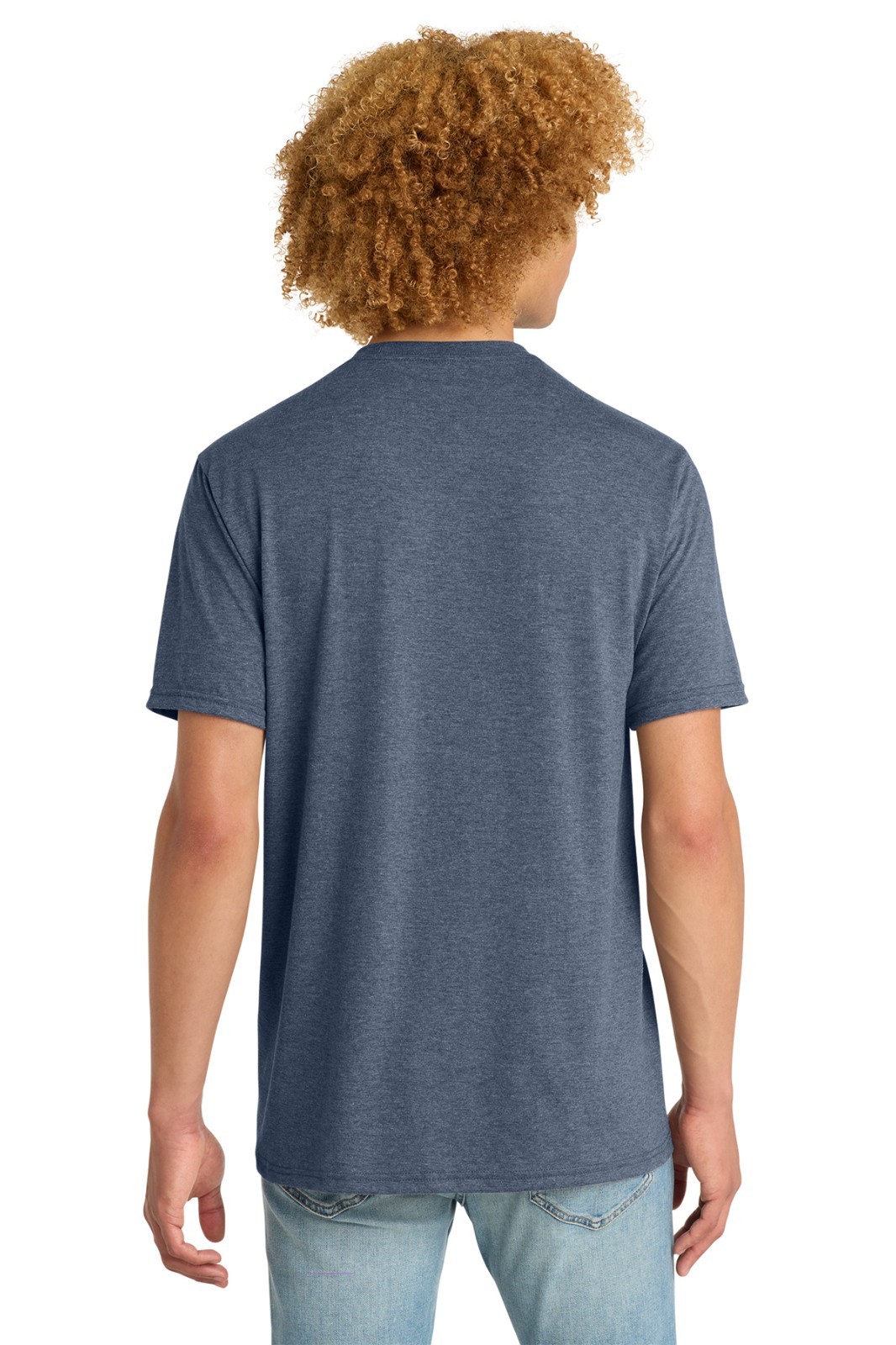 District DM130 Perfect Tri Tee Navy Frost M