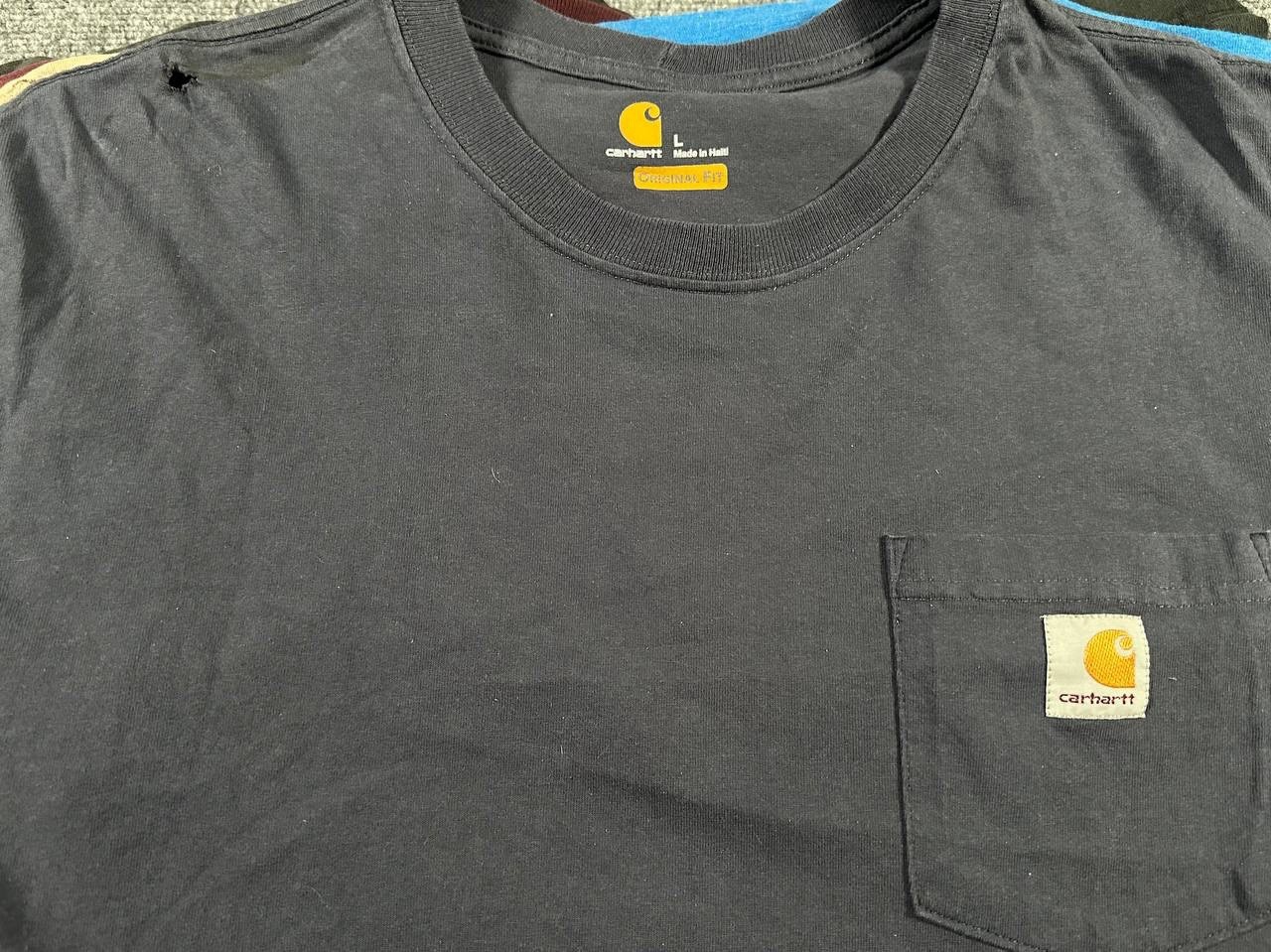 Carhartt Pocket Tee Bundle Lot of 12 Size L Large Workwear T Shirts USA Mix