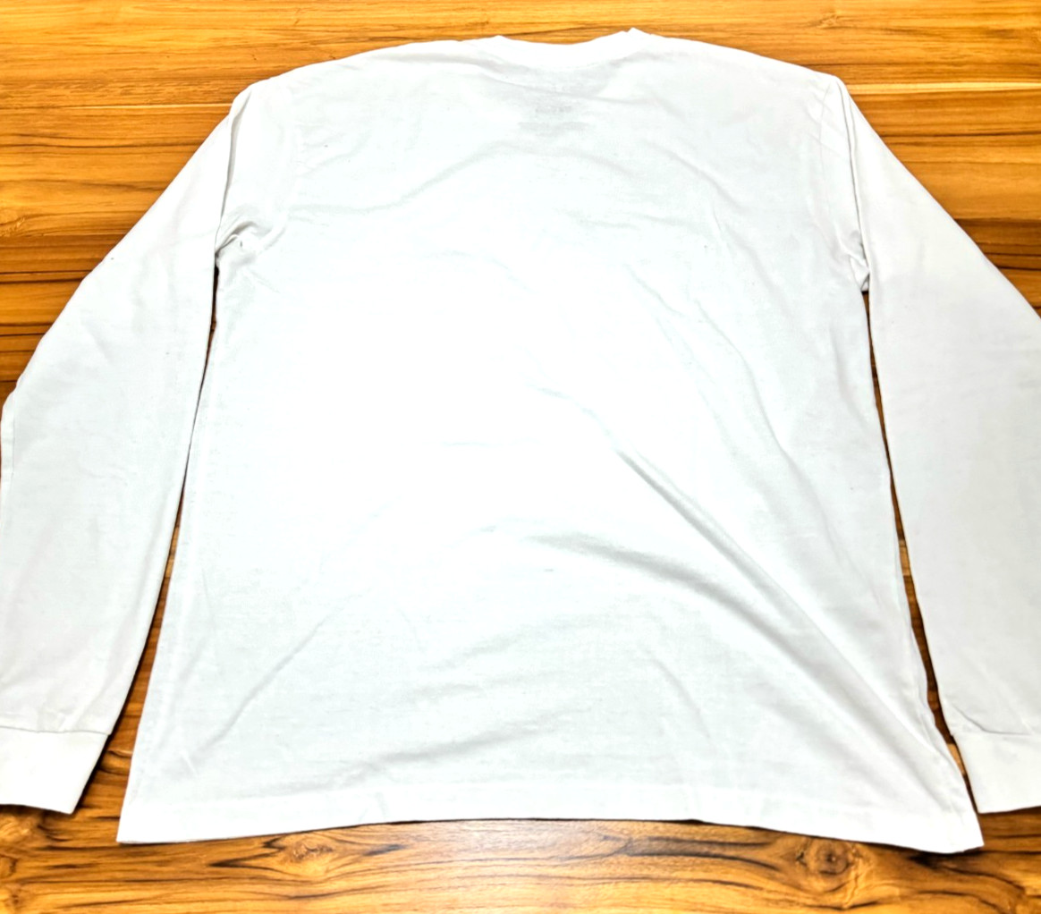 Pink Floyd Dark Side of The Moon Long Sleeve Shirt Mens XL White Band Graphic