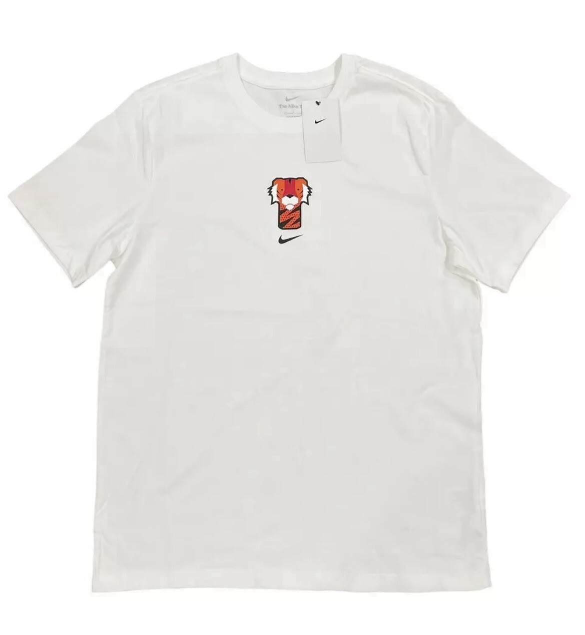 Nike Tiger Woods Frank Golf Tee Shirt DR7721-100 White NWT Size XXL
