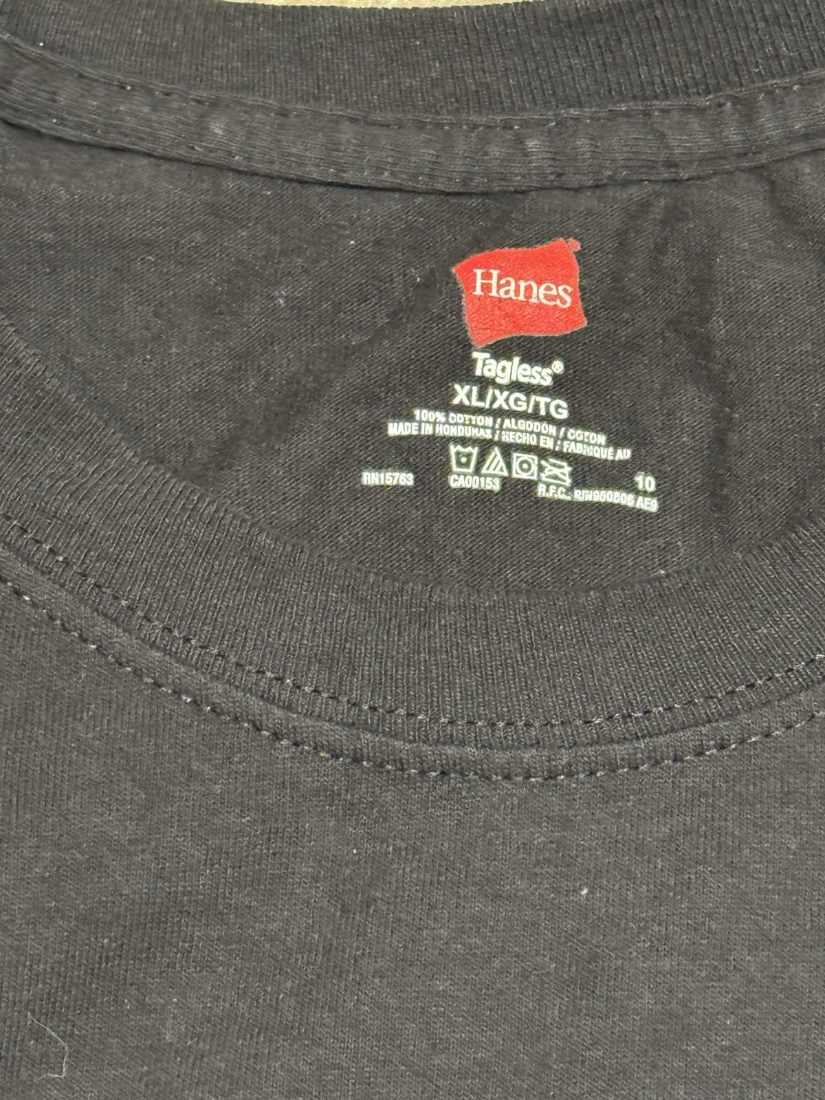 Hanes Men’s Black DEFCON 19 Hacker Graphic Logo Tagless Cotton T-Shirt XL