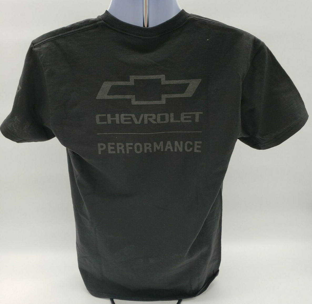 Black T-Shirt w/ Gray Chevrolet Performance Script / Logo & Bowtie Emblem