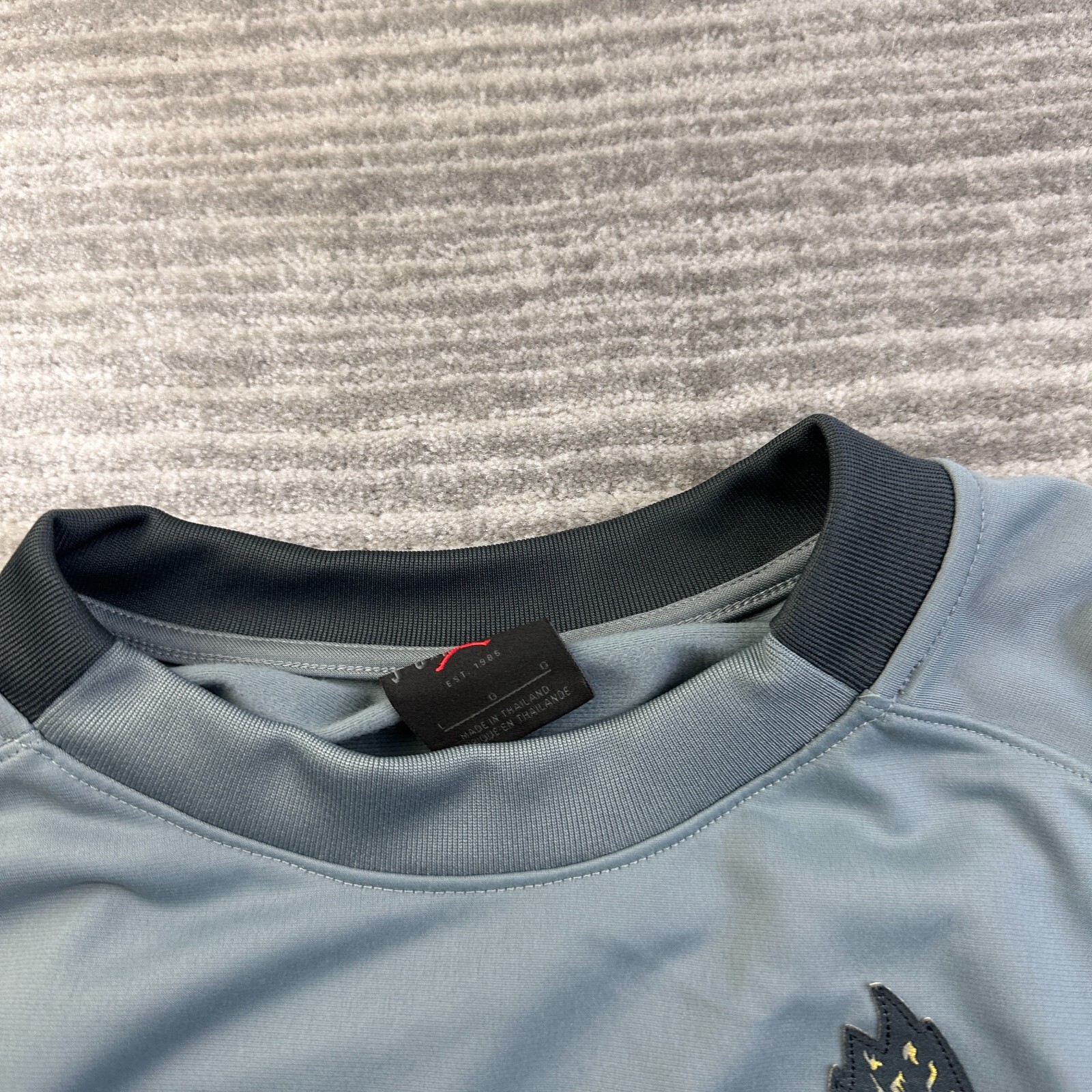 Jordan Shirt Mens Large Gray AJ4 Cool Gray Legacy Retro Sneakerhead Jordan 4