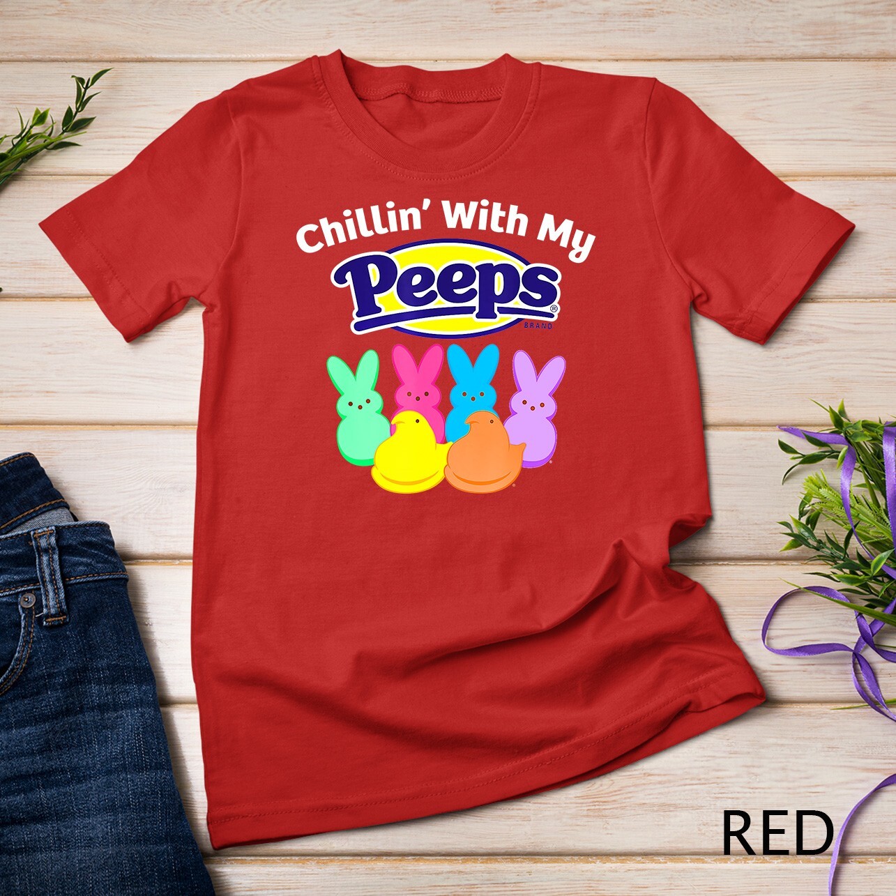 Peeps Easter Chillin’ With My Peeps T-Shirt Unisex T-shirt