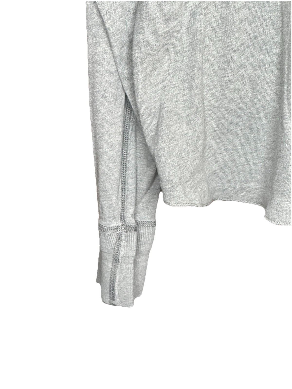 Vtg Abercrombie and Fitch Muscle Henley Shirt Mens XL Gray Long Sleeve Y2K Read