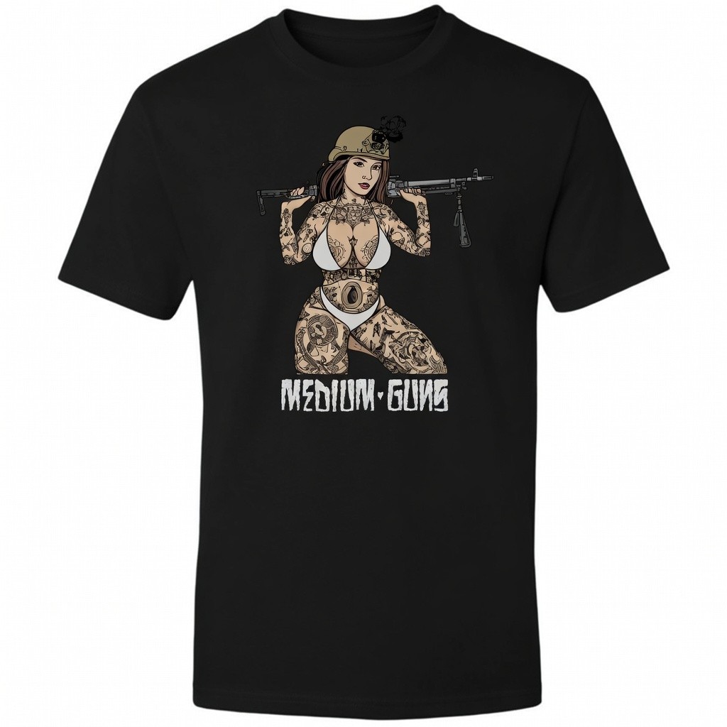 Tattoo Babe Tactical Graphic Tee Streetwear Unisex Gift Shirt