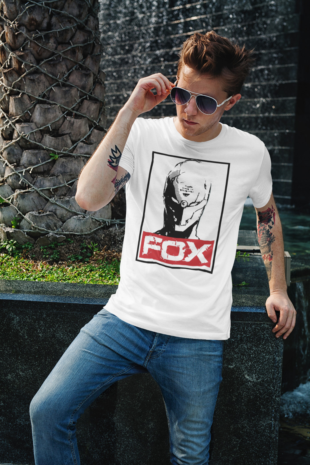 Metal Gear Solid Gray Fox T-Shirt Unisex Adult Funny Sizes Video Game Hound New
