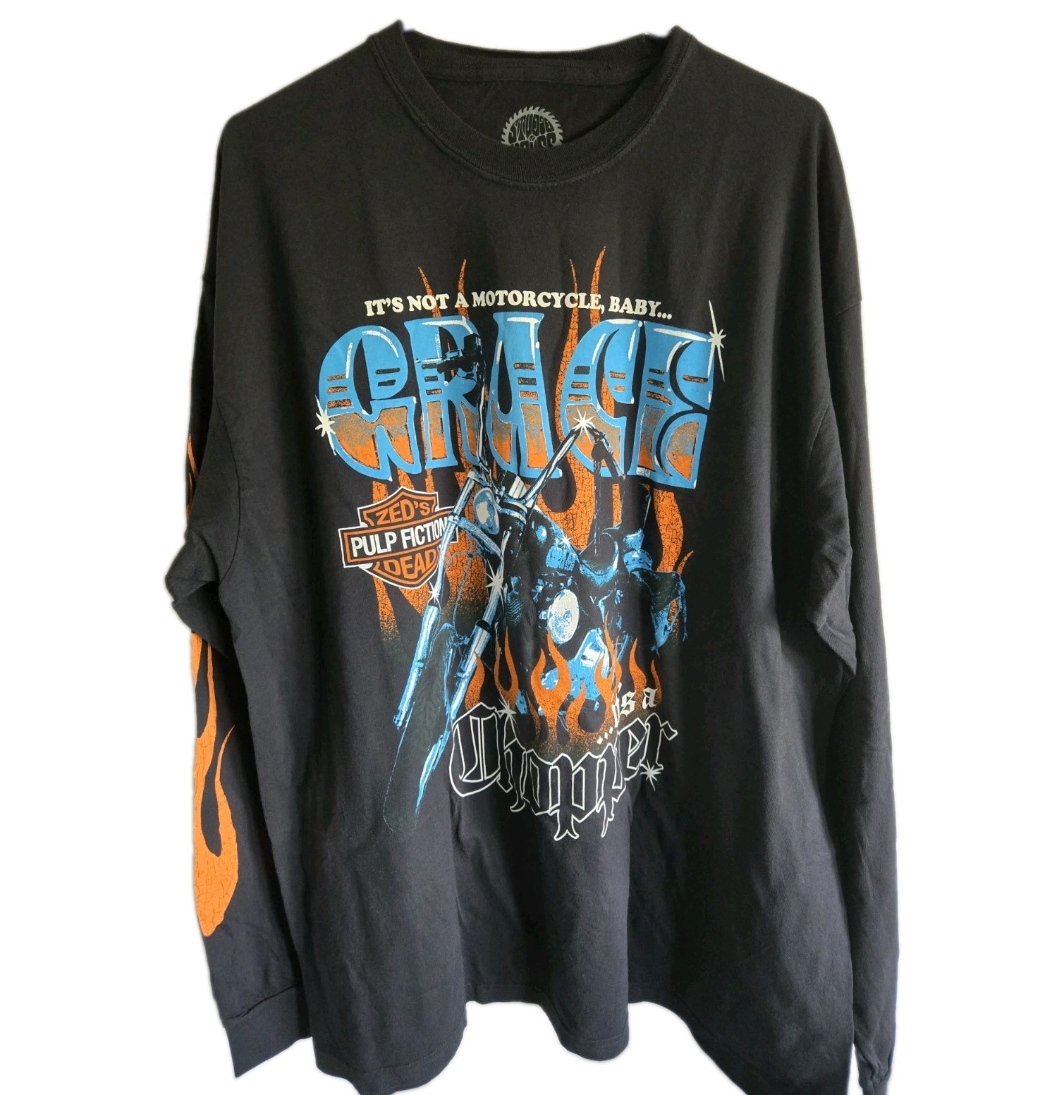 Studiohouse Designs Pulp Fiction Long Sleeve Shirt Harley Davidson Choppers 2XL
