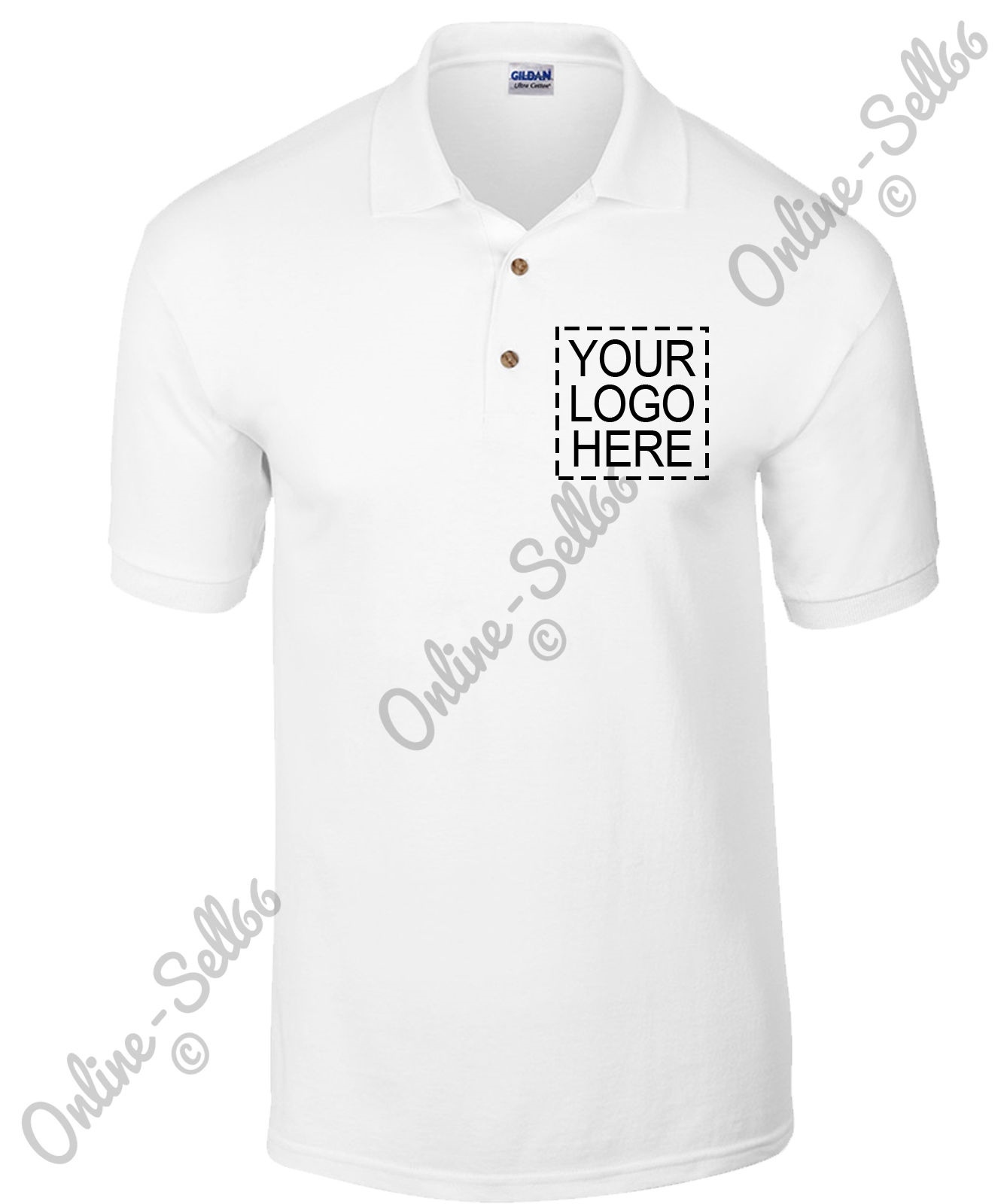 5 x Personalised Work Stag Hen Polo shirt Your Logo T Shirt Top Print Printed