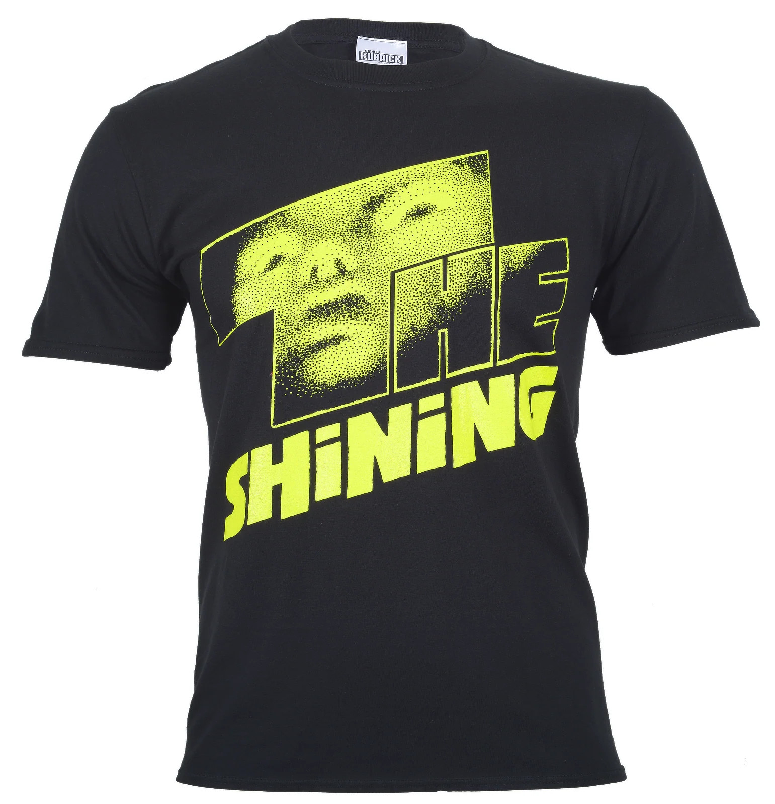 Official The Shining T Shirt Yellow Logo Classic Horror Movie New M XL