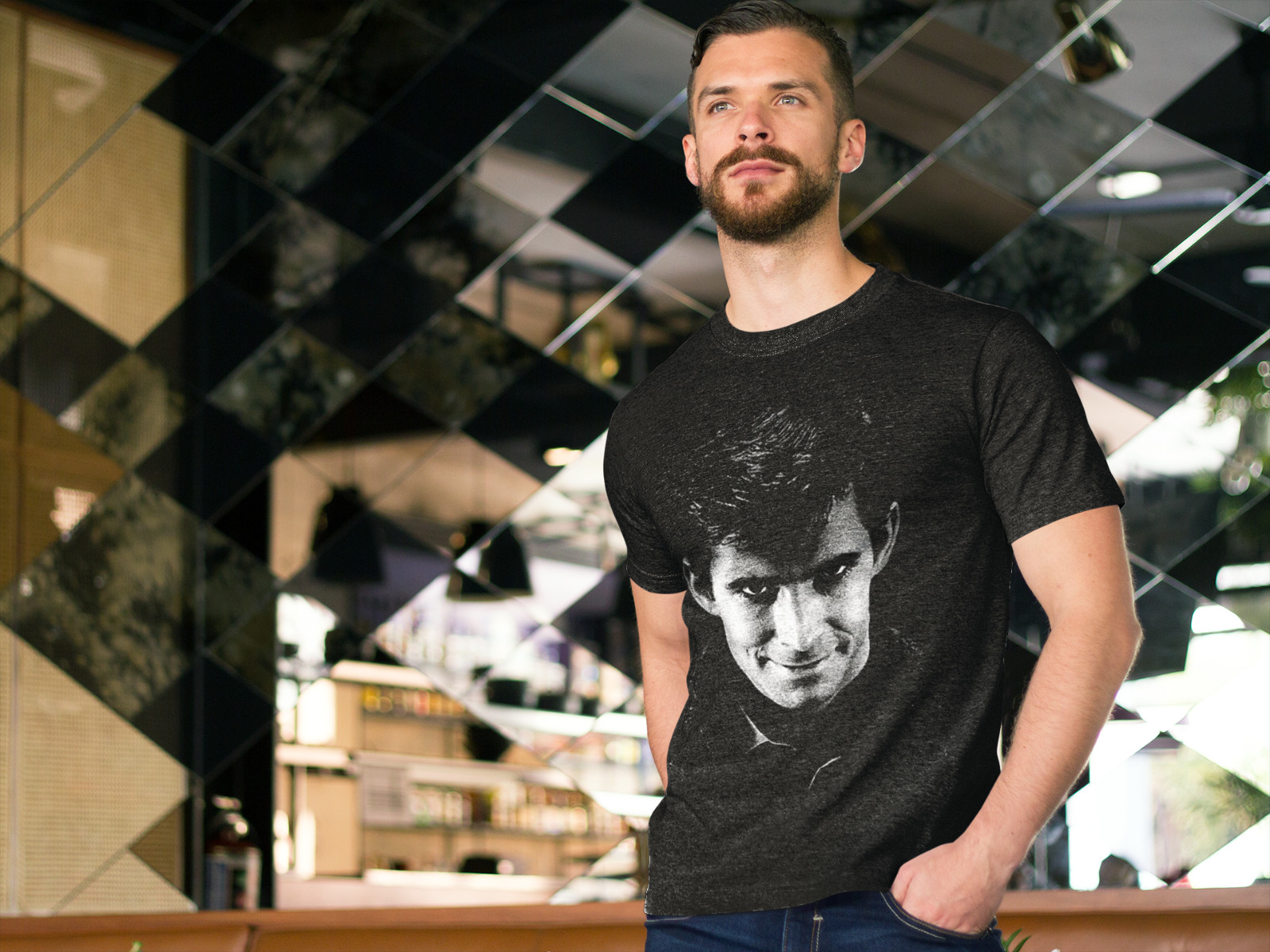 Norman Bates Vintage T-Shirt | Psycho 1960 Hitchcock’s Classic Horror Movie Tee