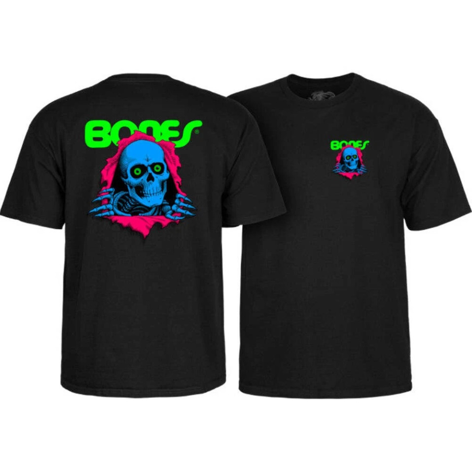 Powell Peralta Ripper T-Shirt – Blacklight – (Black)