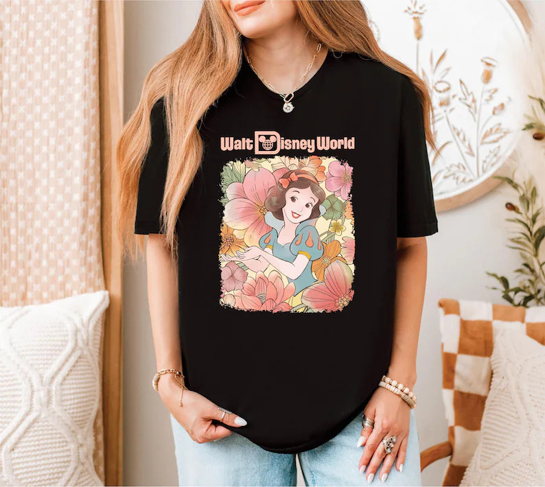 Princess Snow White Tee, Walt Disney World Shirt, Disney Snow White